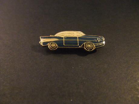 Chevrolet Bel Air Sport Coupé 1956 oldtimer auto blauw